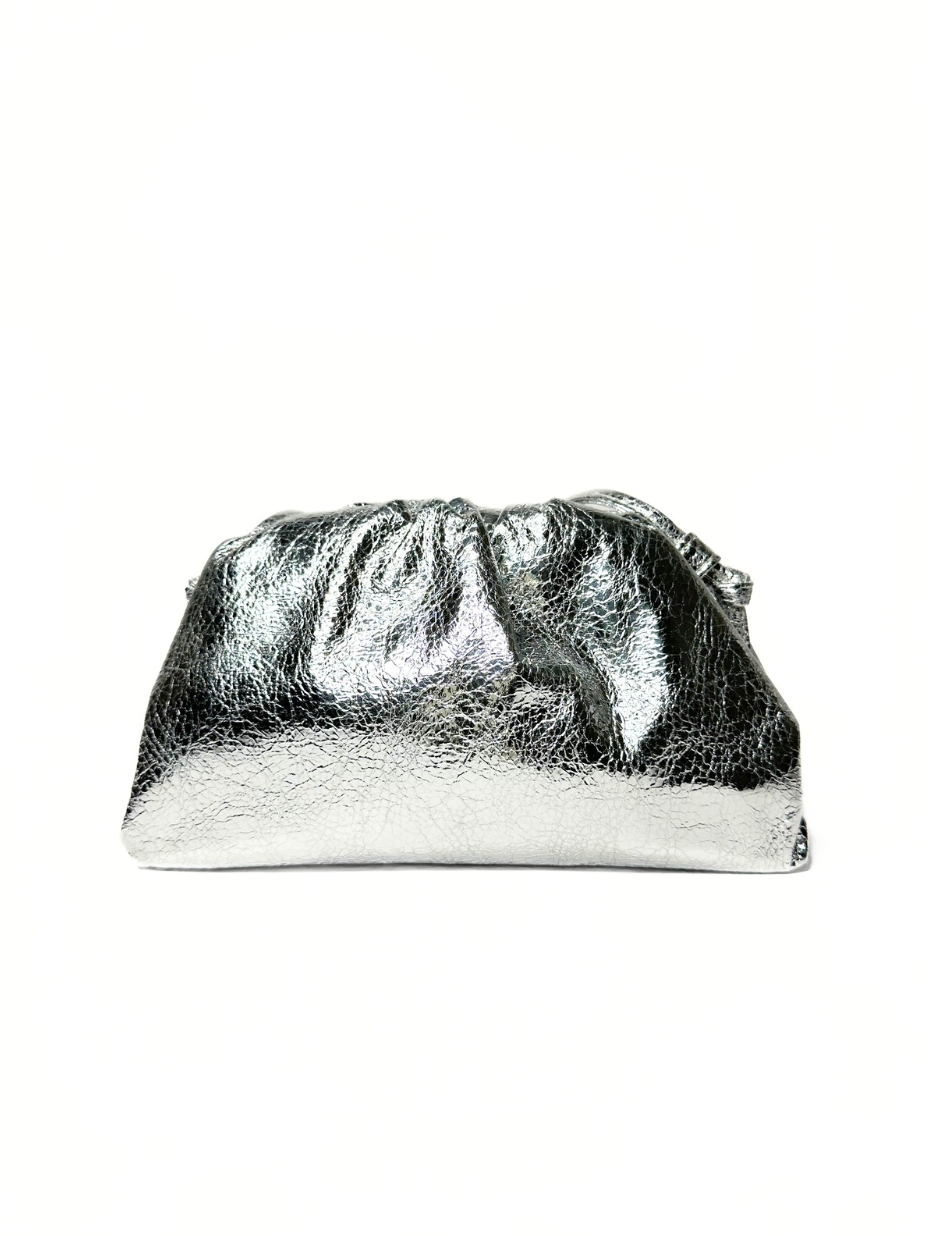 Bella Bag - Plateado con Textura